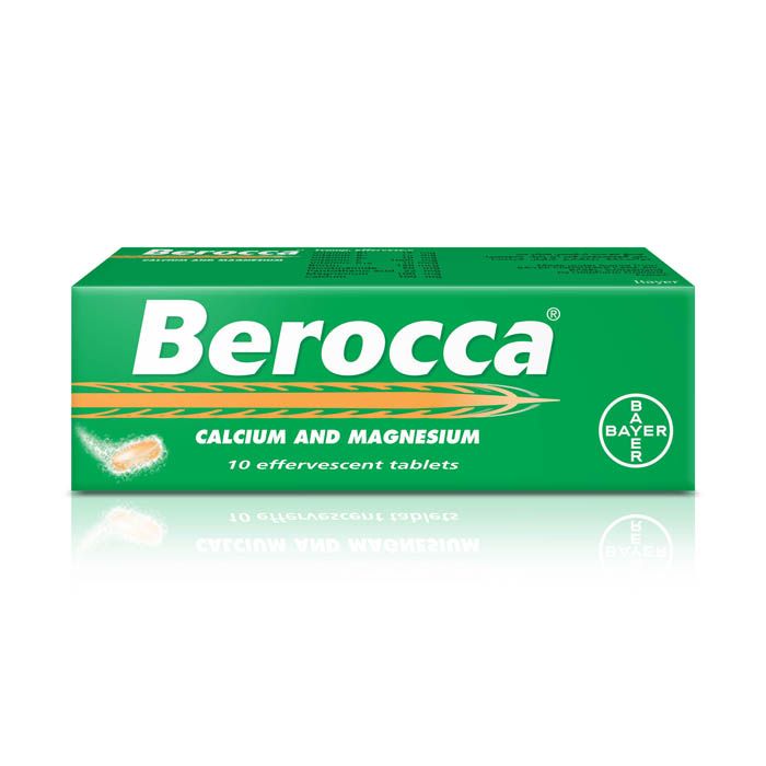 BEROCCA WITH CALCIUM & MAGNESIUMEffervescent