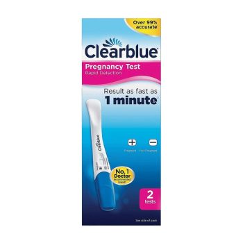 Clearblue Pregnancy Test Rapid Detection – Over 99% Accurate, Fast Results in 1 Minute 2 Tests